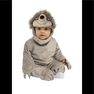 RUBIE'S Opus Collection Infant Size 1-2Sloth Halloween/Theater Costume NEW
